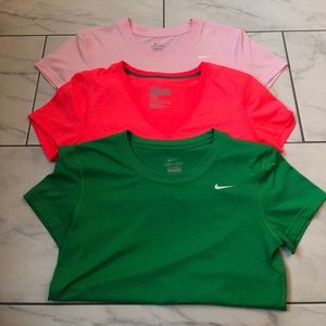 Nike dri-fit athletic shirts